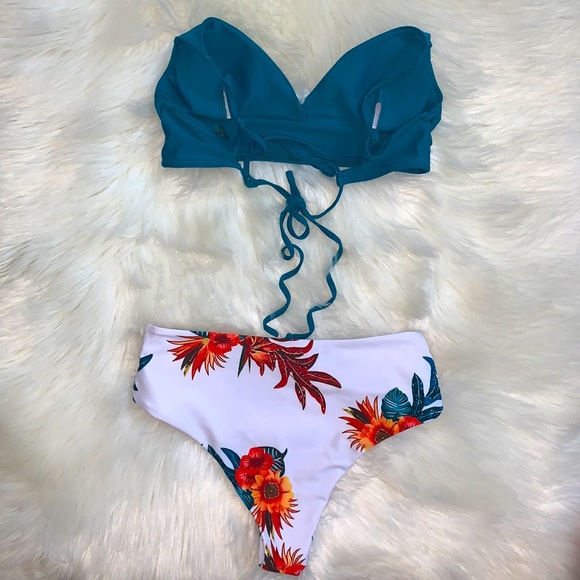 SHEIN Tropical Swimsuit - Picture 2 of 2